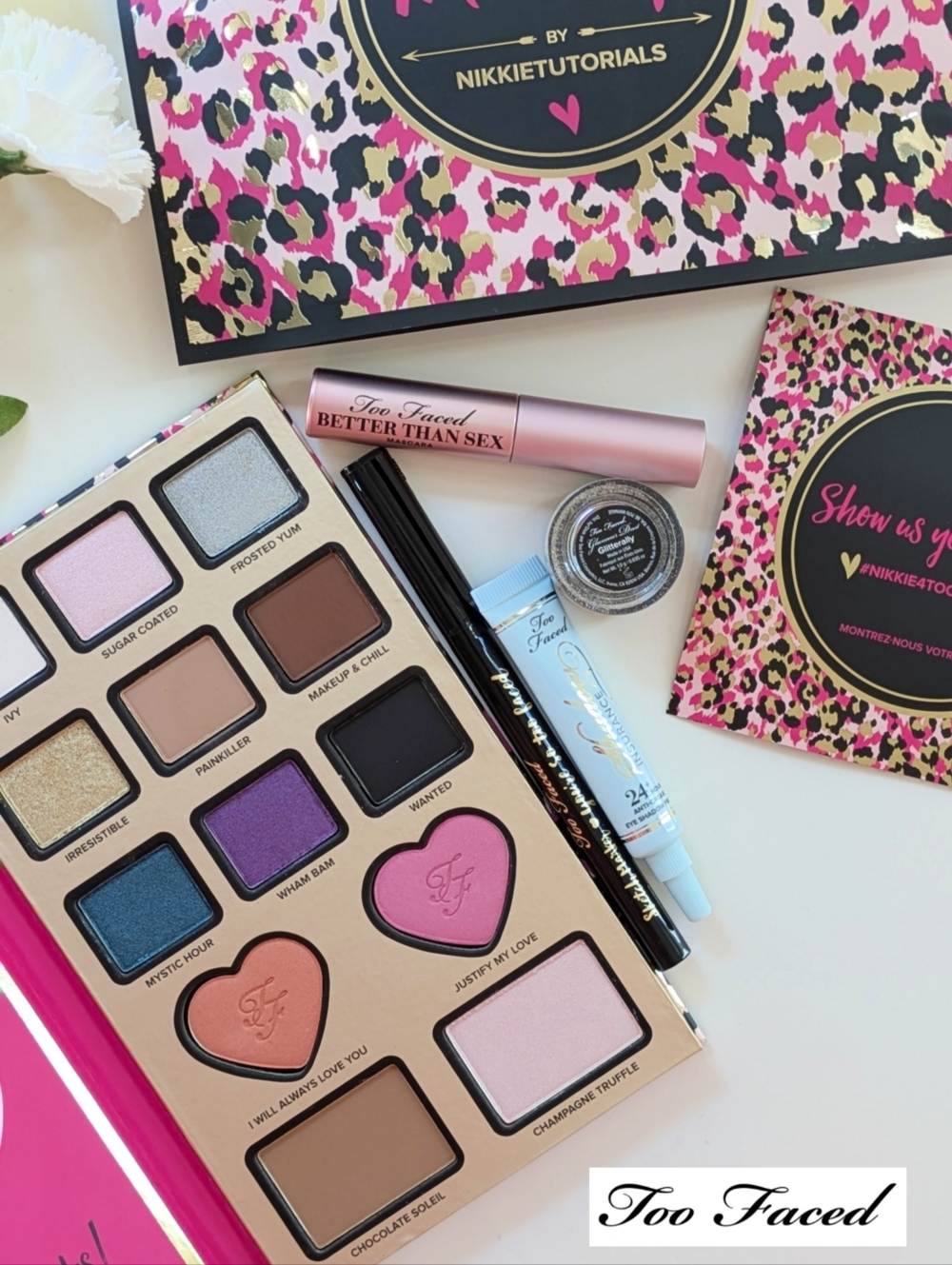Limited Edition Too Faced The Power of Makeup Palette Nikkie Tutorials Set NIB
